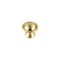 Kadea 1.2" Diameter Brushed Gold Mushroom Knob Multipack (Set of 10)